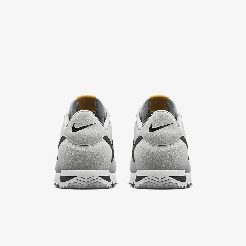 Giày Nike Cortez Unlocked By You Nữ Trắng Đen